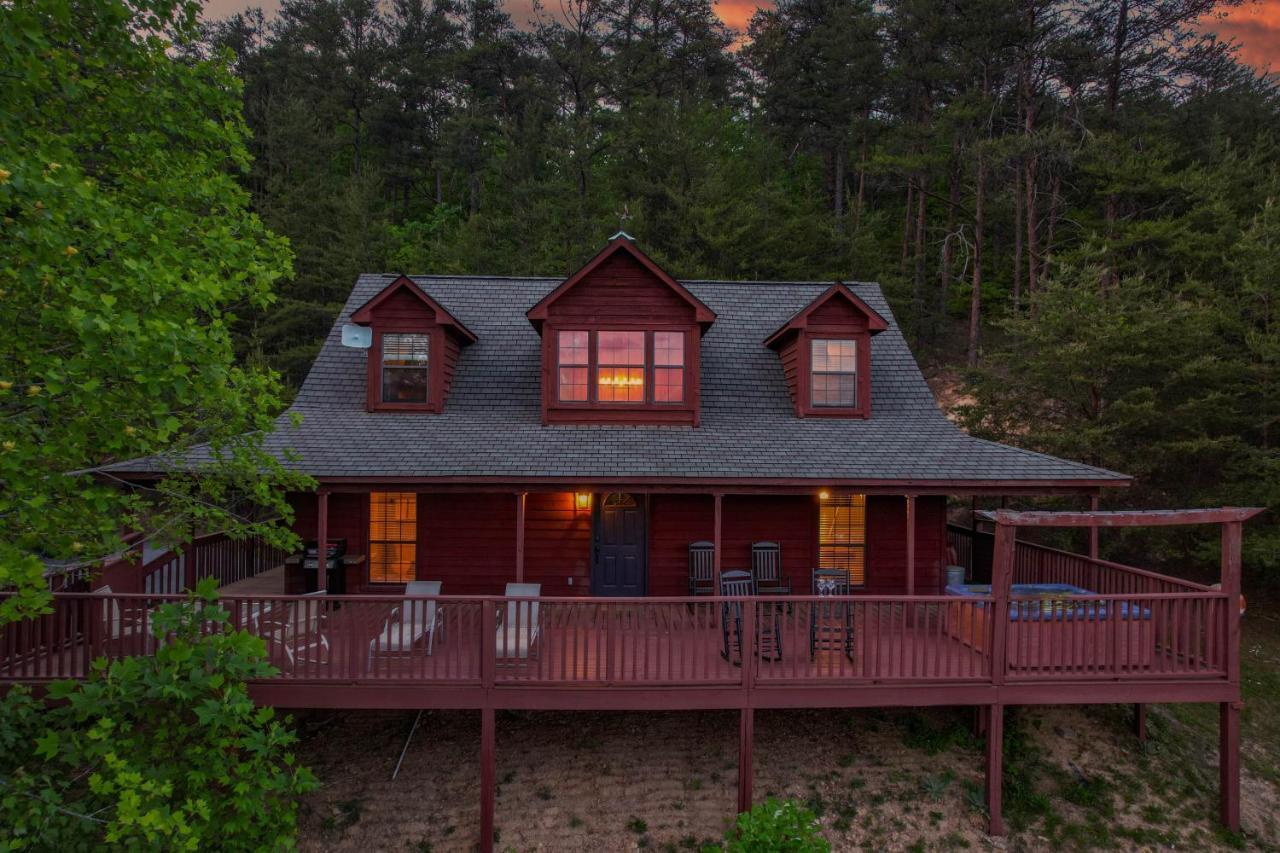 Private Mountain Cabin, Hot Tub Escape In The Smokies, With The View Sevierville Kültér fotó