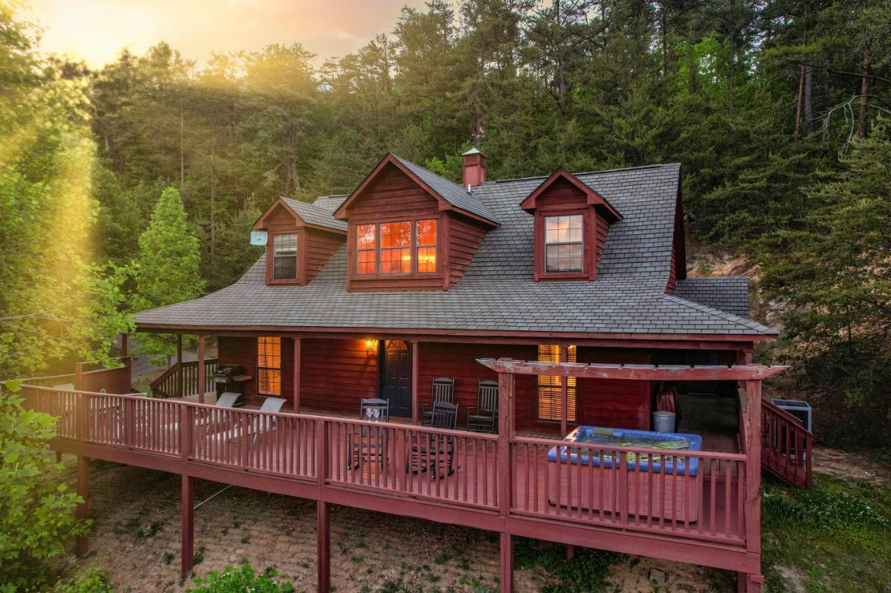 Private Mountain Cabin, Hot Tub Escape In The Smokies, With The View Sevierville Kültér fotó